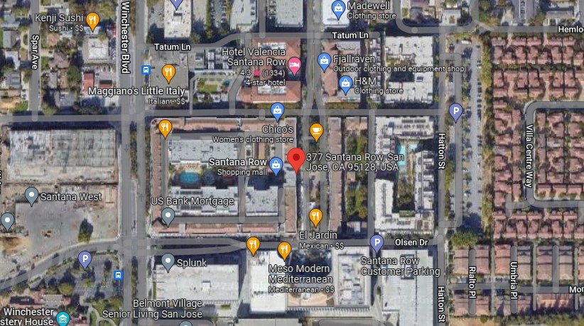  377 Santana Row, San Jose, CA 95128 San Jose,CA